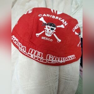Red Skull and Crossbones Bucket Hat